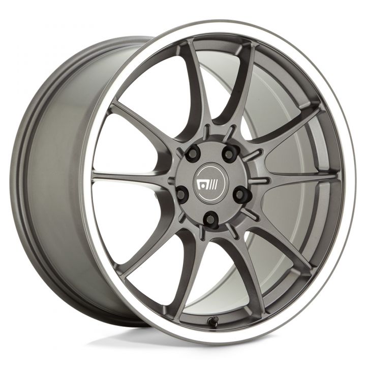 Motegi Racing<br>MR152 SS5 Gunmetal Machined Lip (18x9.5)